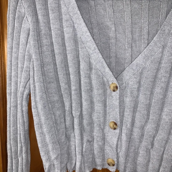 AEROPOSTALE | Ribbed Button Up Cardigan - Picture 4 of 5